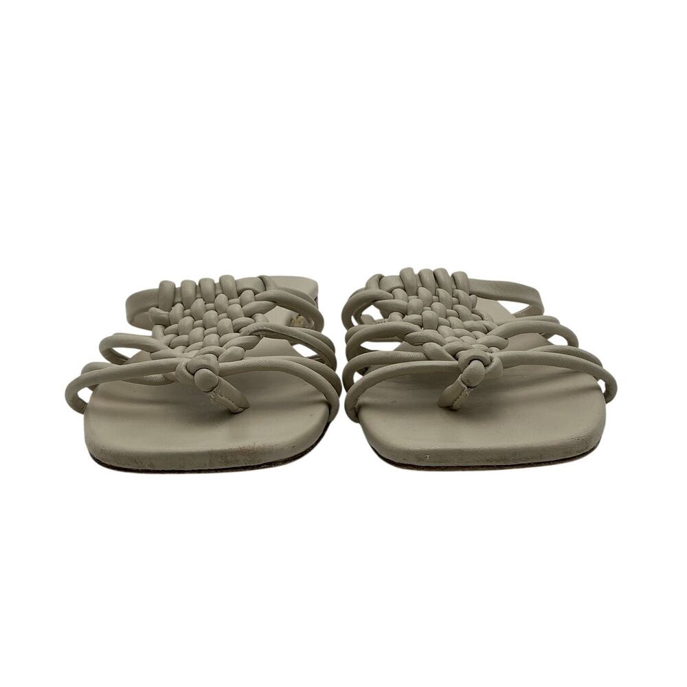 Vince Braided Cream Dae Sandals Size 7.5 View 4